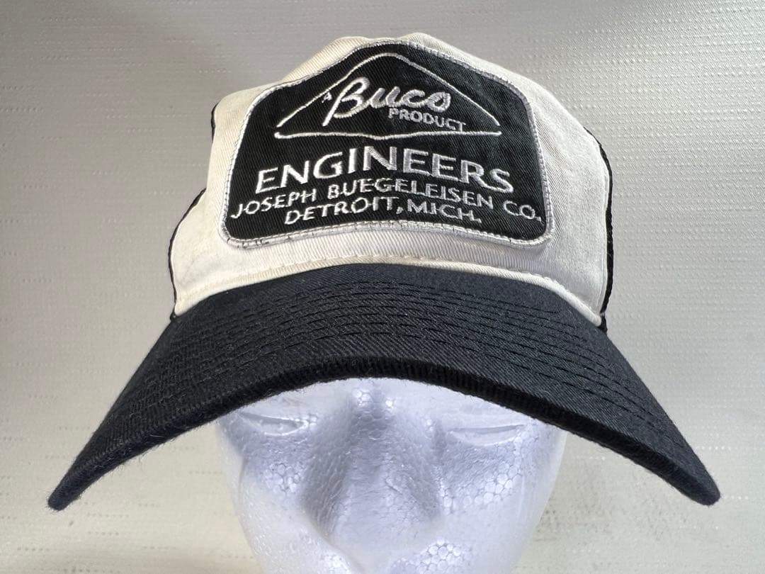 BUCO ENGINEERS ブコ ロゴワッペン メッシュ キャップ アメカジ