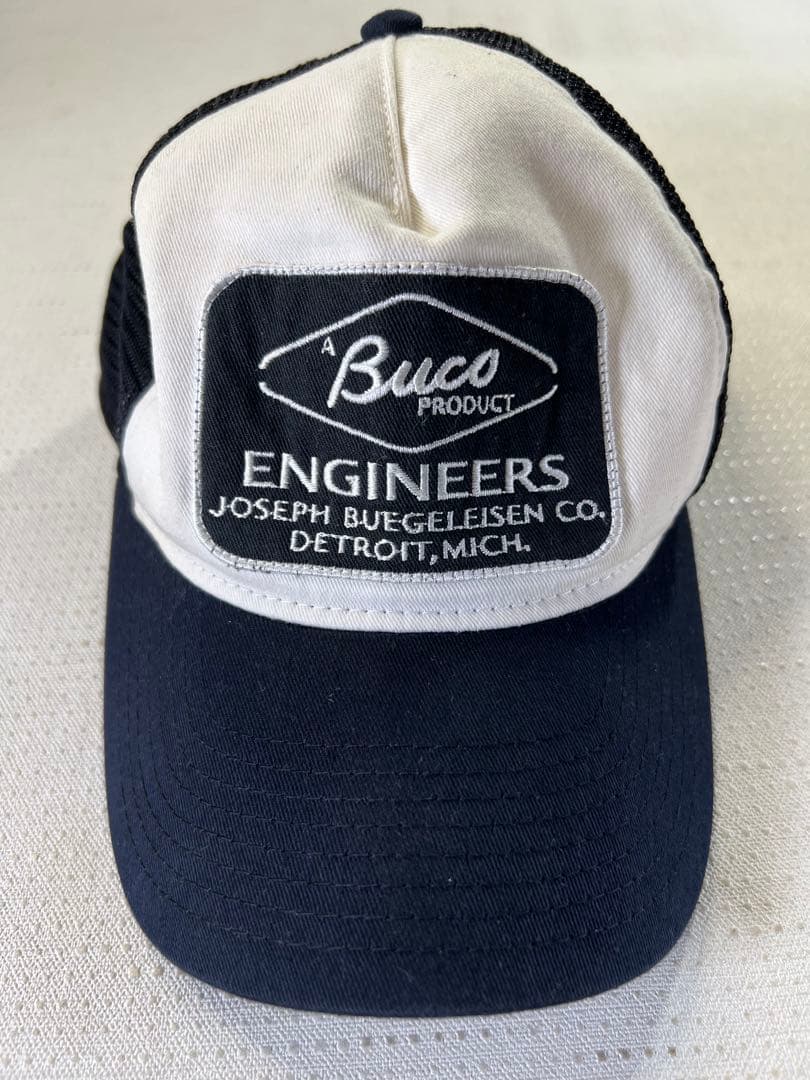 BUCO ENGINEERS ブコ ロゴワッペン メッシュ キャップ アメカジ