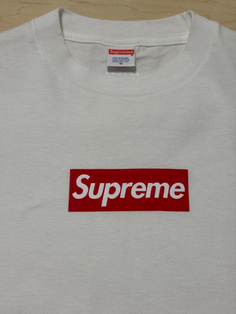 Supreme ホワイト Tシャツ Mサイズ