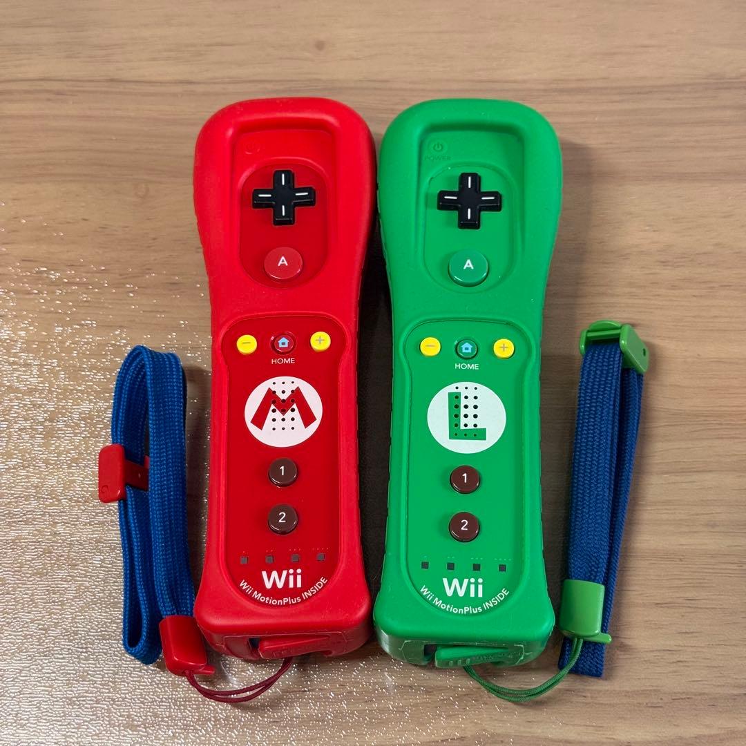 6-128 Wii リモコンプラスセット マリオ ルイージ 箱付き