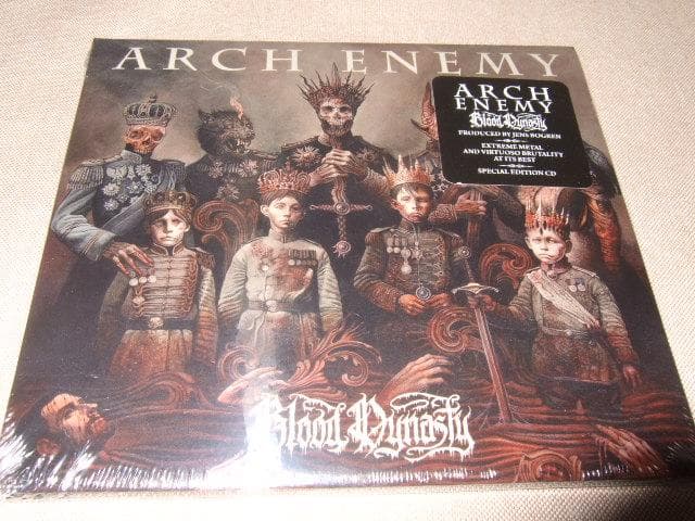 ARCH ENEMY,直筆サイン入り,新品未開封,アーチ・エネミー,デスメタル