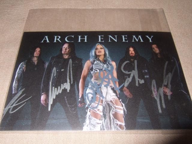ARCH ENEMY,直筆サイン入り,新品未開封,アーチ・エネミー,デスメタル