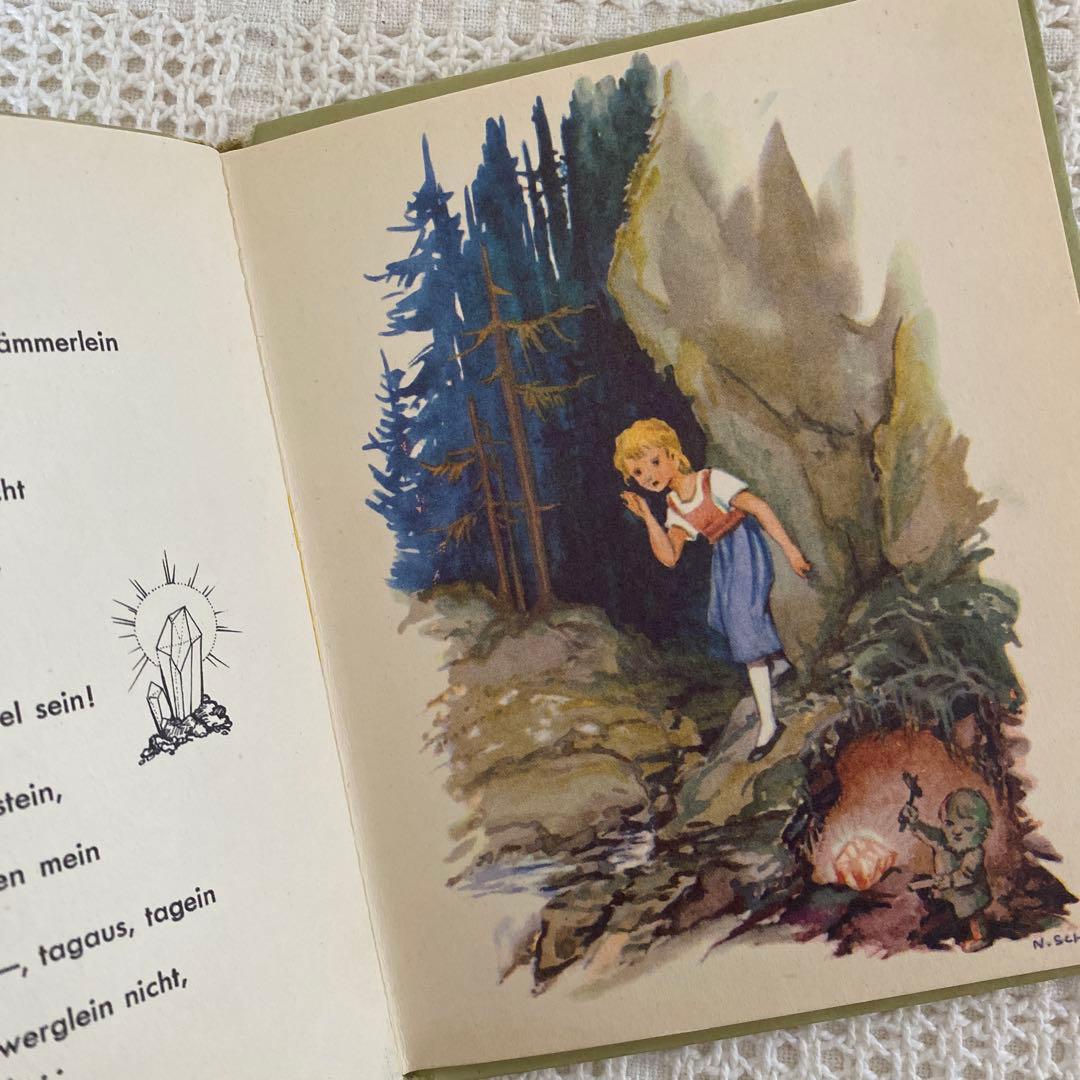 【レア】Nora Scholly ドイツの小さな絵本 森のお話 洋書 古書