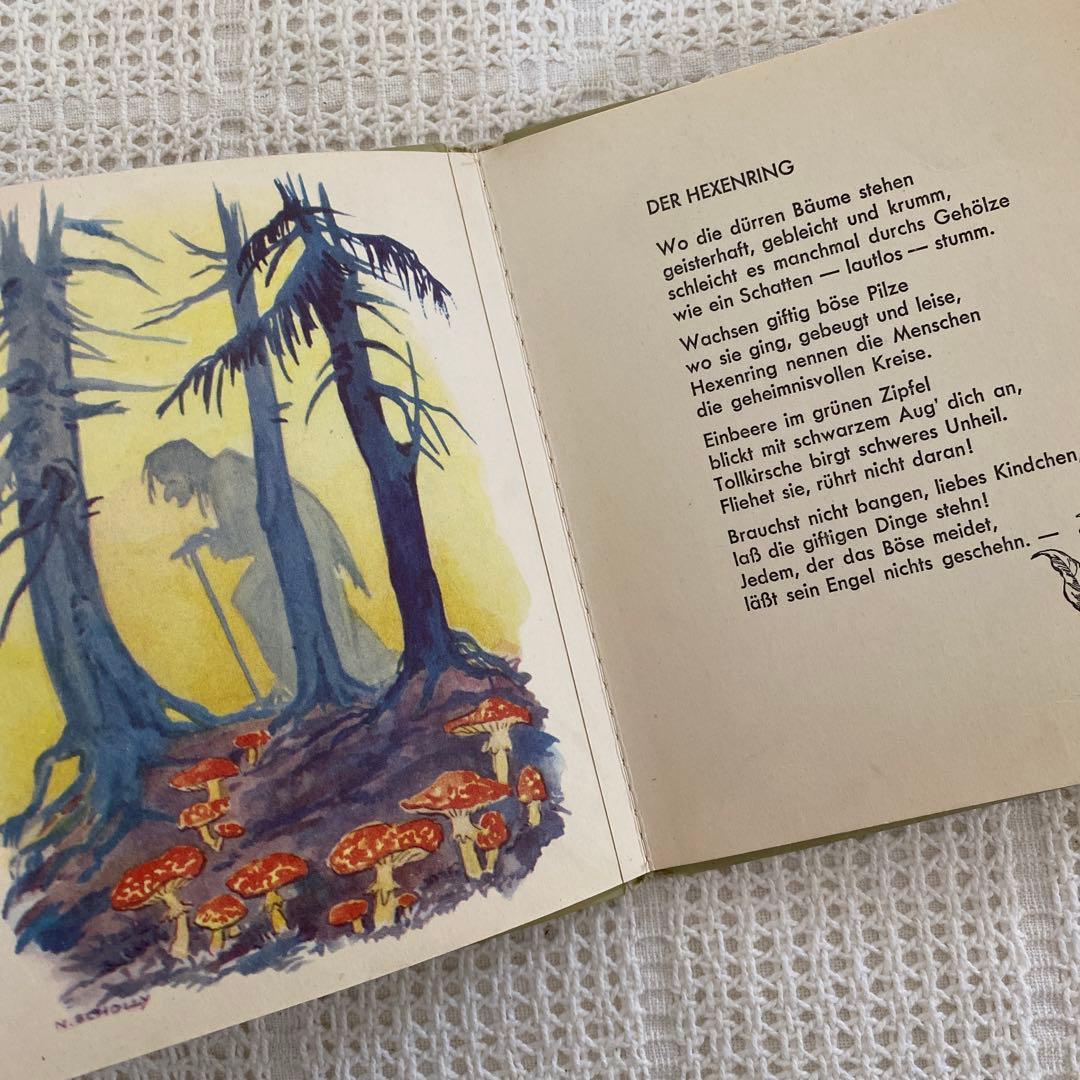 【レア】Nora Scholly ドイツの小さな絵本 森のお話 洋書 古書