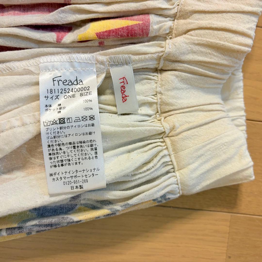 【FREEDA】Vintageヨーロピアンエコバッグ リメイクスカート