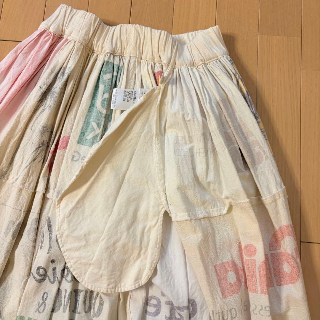 【FREEDA】Vintageヨーロピアンエコバッグ リメイクスカート