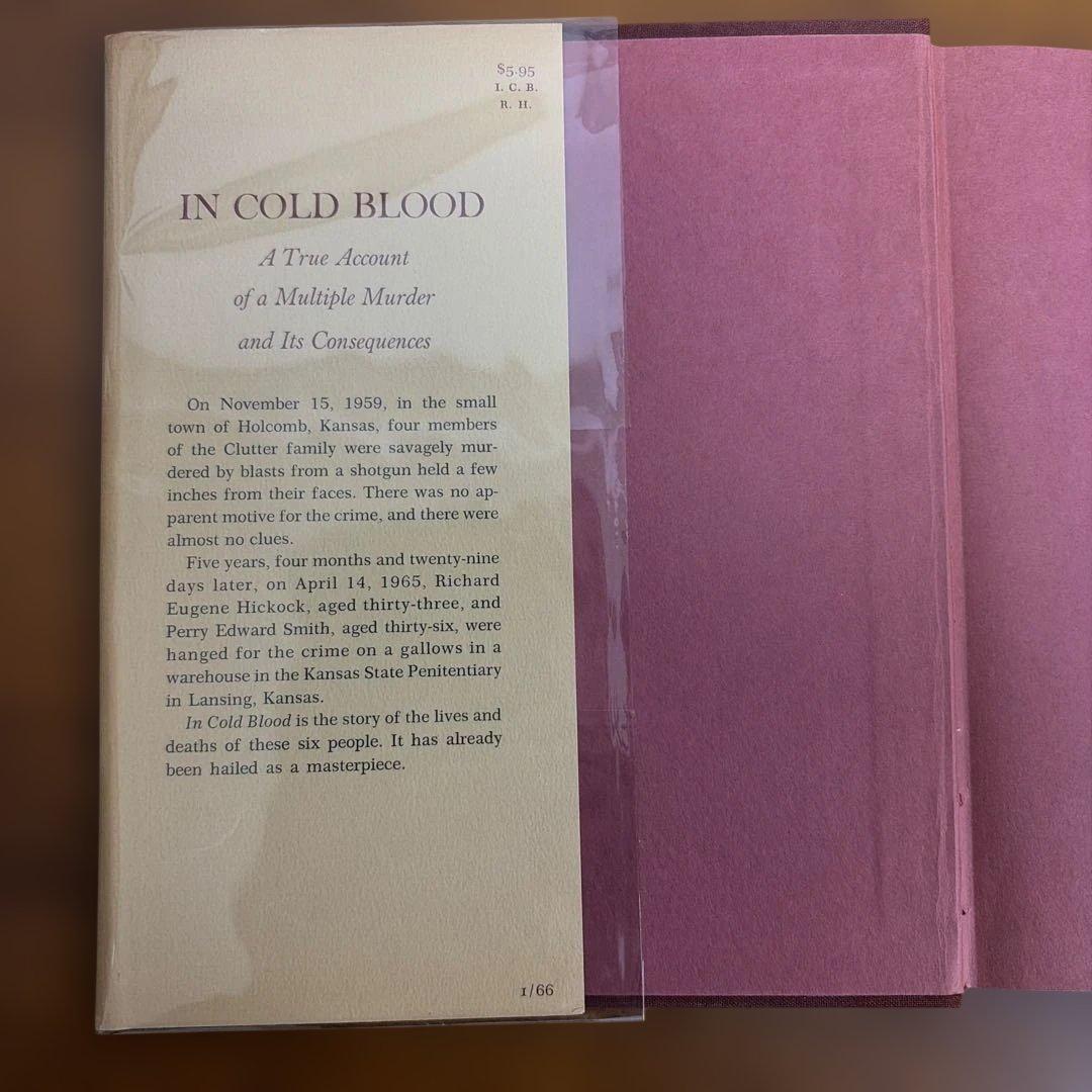 洋書 in cold blood First Edtion Fifth Print