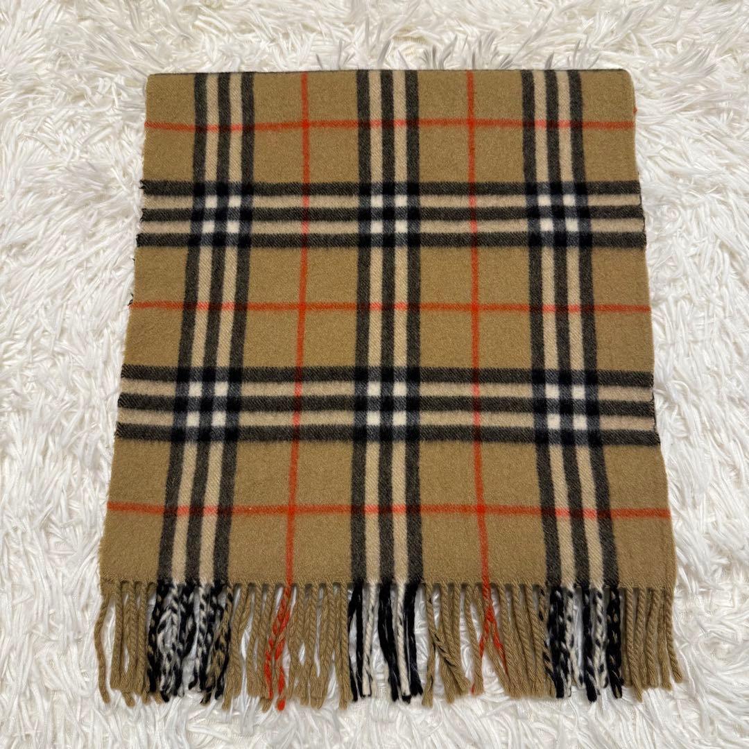 【Burberry’s】マフラー カシミヤ100% ベージュ ノバチェック