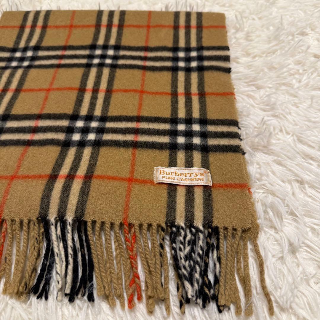 【Burberry’s】マフラー カシミヤ100% ベージュ ノバチェック