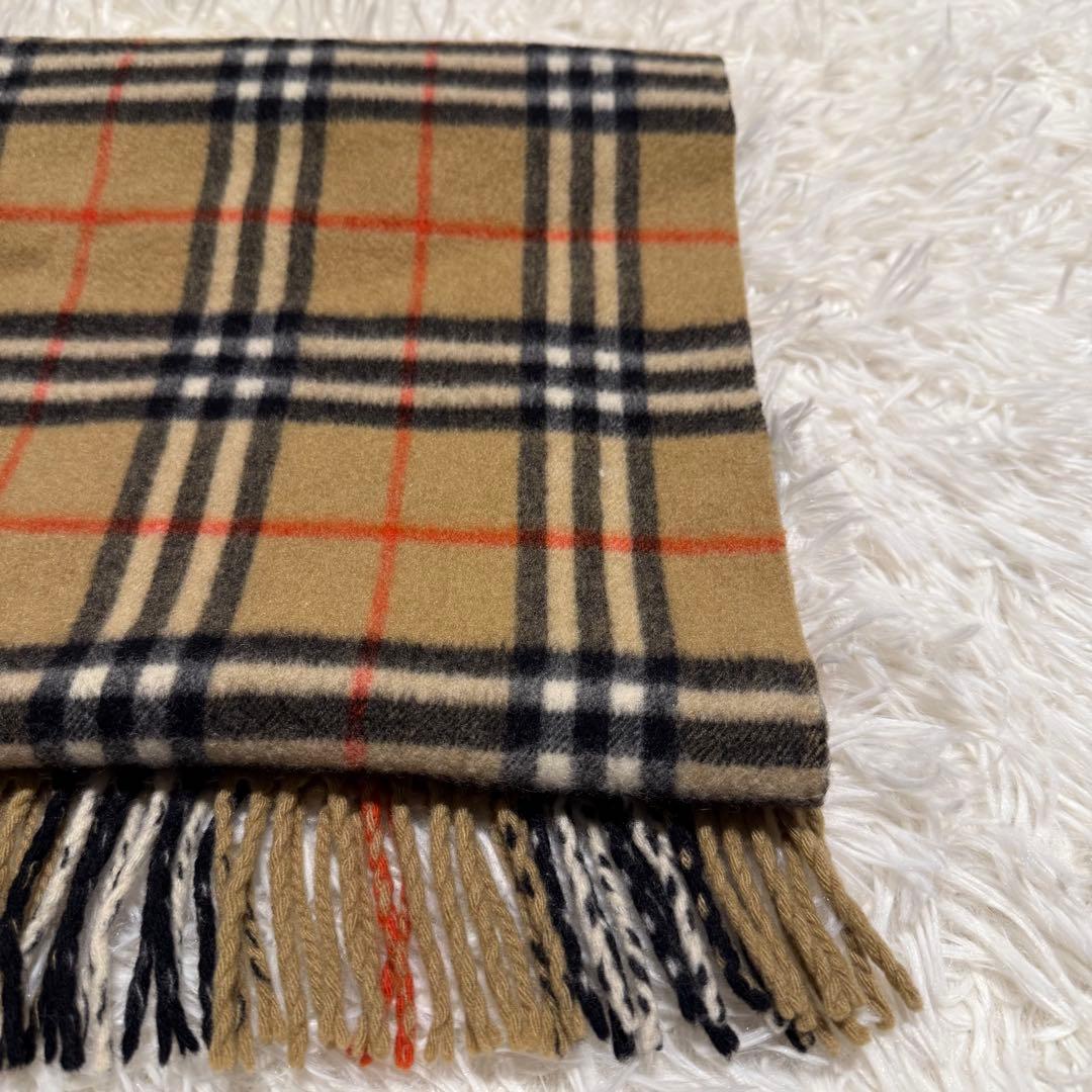 【Burberry’s】マフラー カシミヤ100% ベージュ ノバチェック