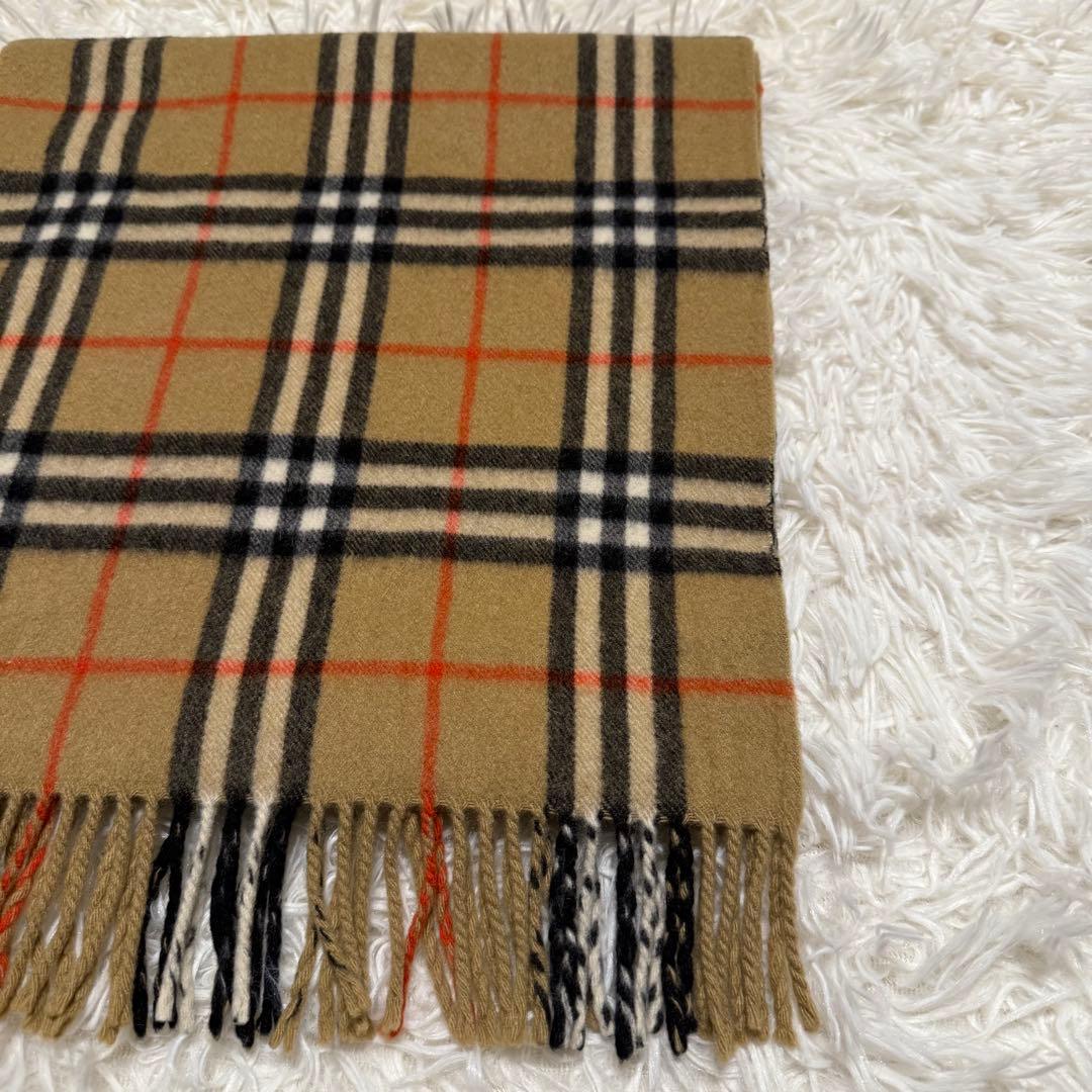 【Burberry’s】マフラー カシミヤ100% ベージュ ノバチェック