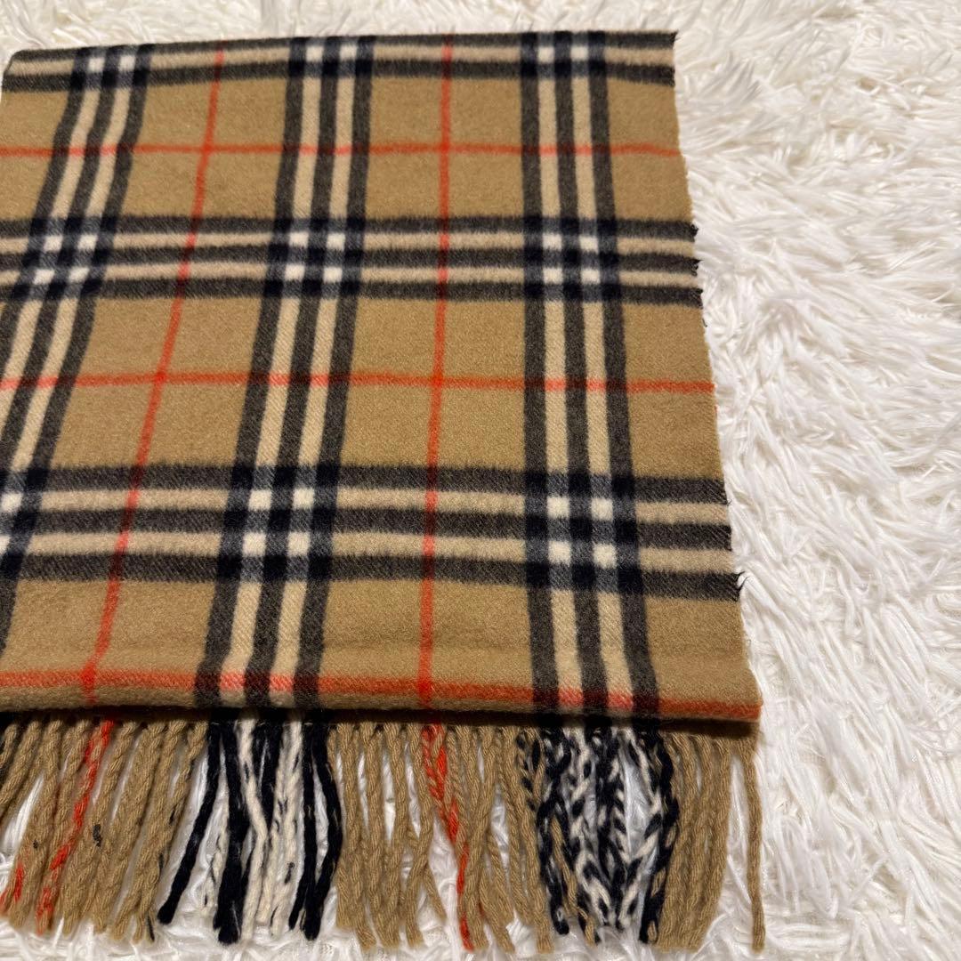 【Burberry’s】マフラー カシミヤ100% ベージュ ノバチェック