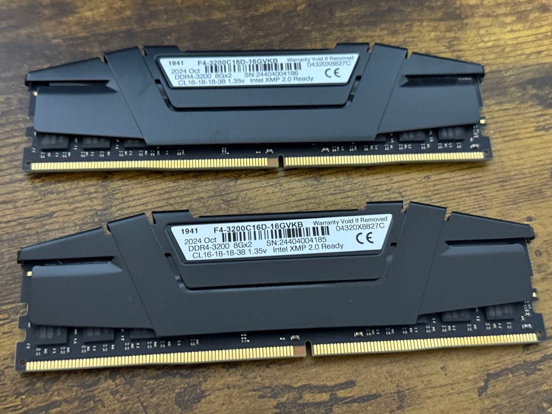 メモリー [G.Skill] [16GB (2 x 8GB) DDR4 3200MHz