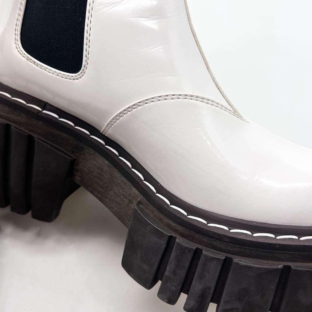 【美品】 STELLA McCARTNEY サイドゴアブーツ 36 ホワイト