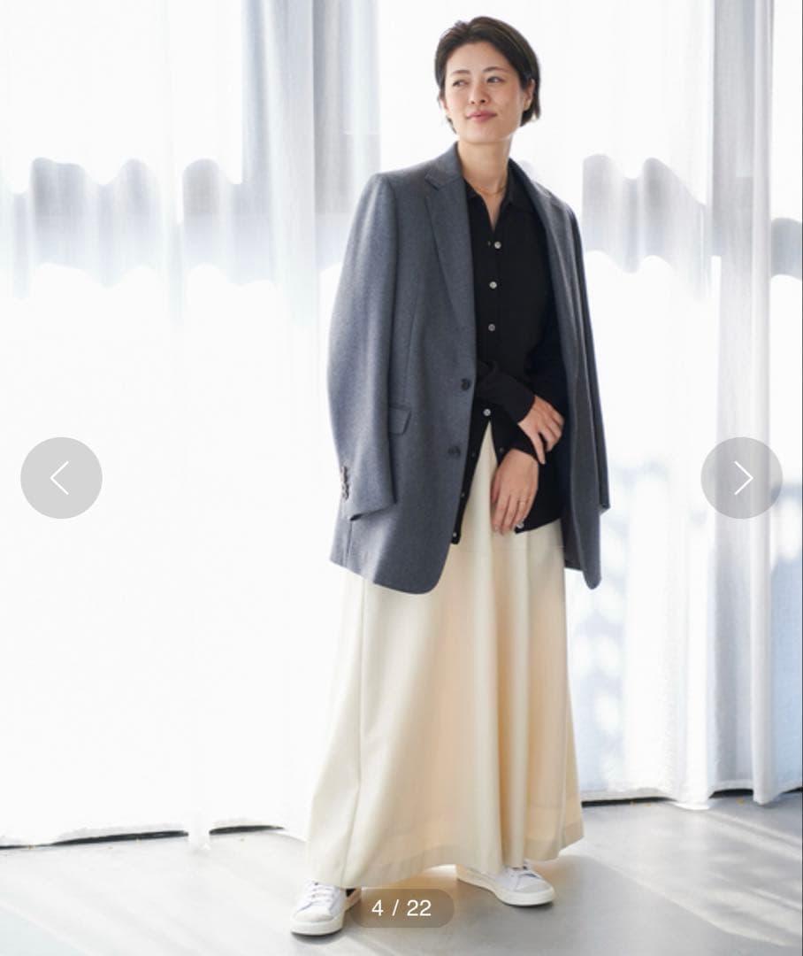 plage Big Tailored ジャケット グレー