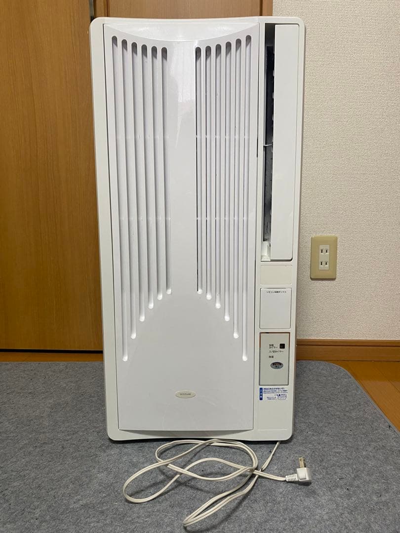 【KOIZUMI】窓用エアコン KAW-1692 2019年製　窓枠セット