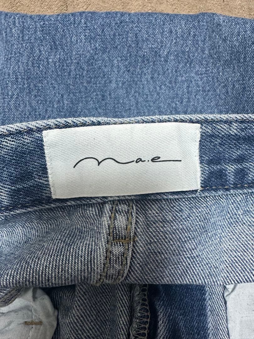 na.e ナエ ワイドルーズジーンズWide Loose Jeans 通常丈　L