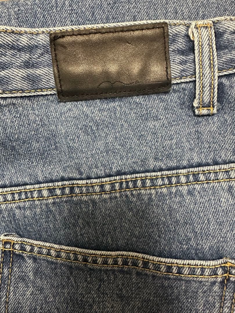 na.e ナエ ワイドルーズジーンズWide Loose Jeans 通常丈　L