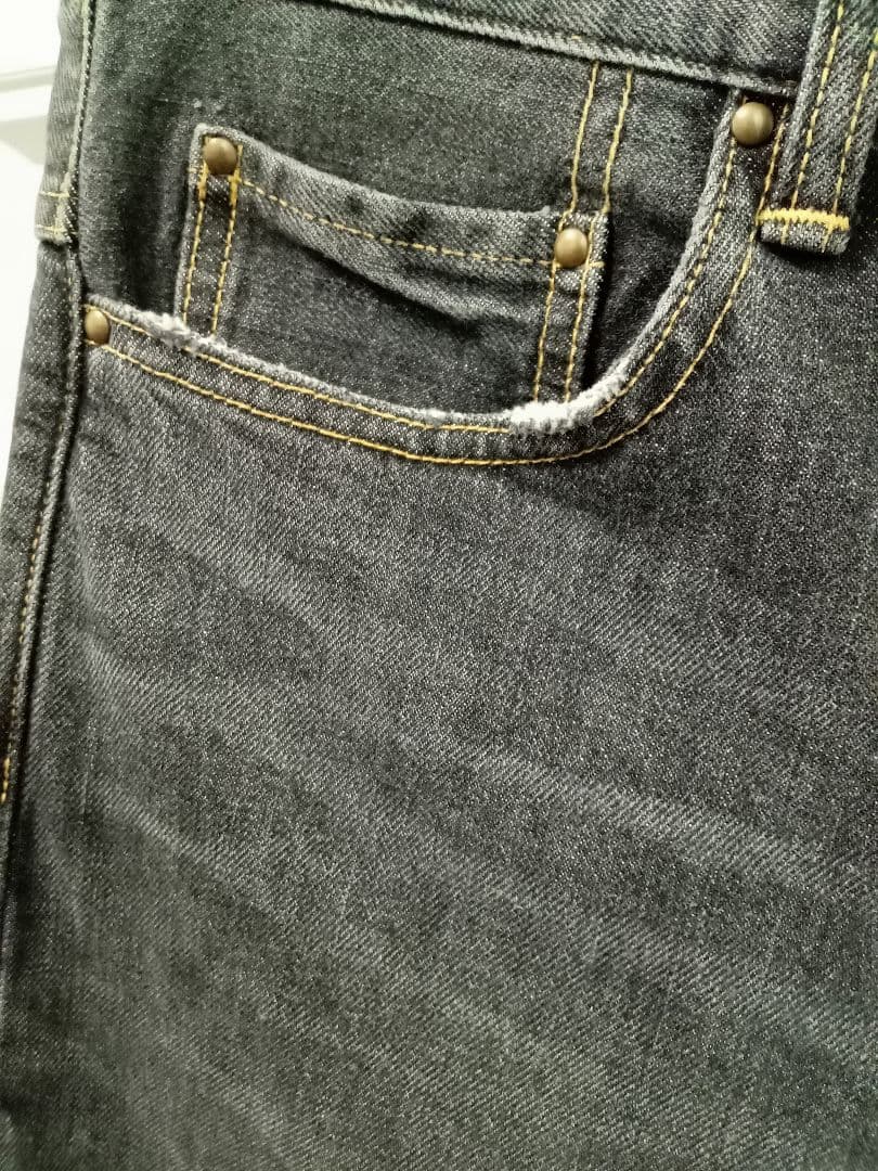 FRAMeWORK デニムストレートパンツ グレーA