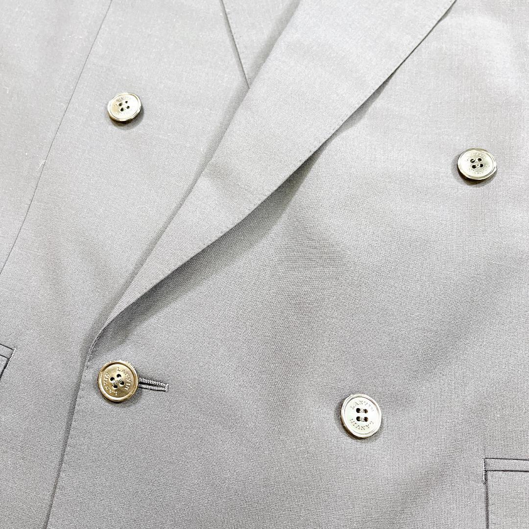 LANVIN COLLECTION ダブル スーツ セットアップ T52 紺