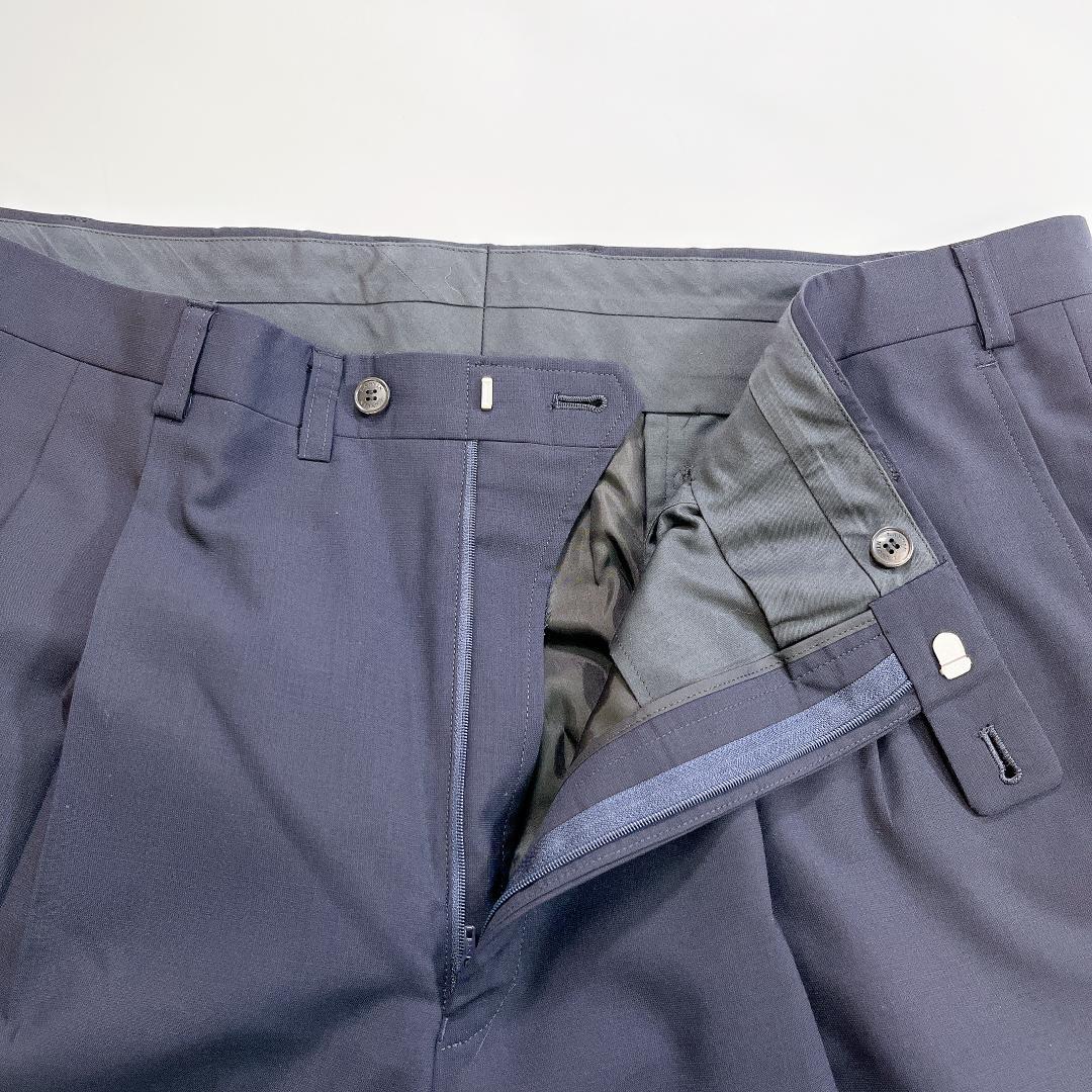 LANVIN COLLECTION ダブル スーツ セットアップ T52 紺
