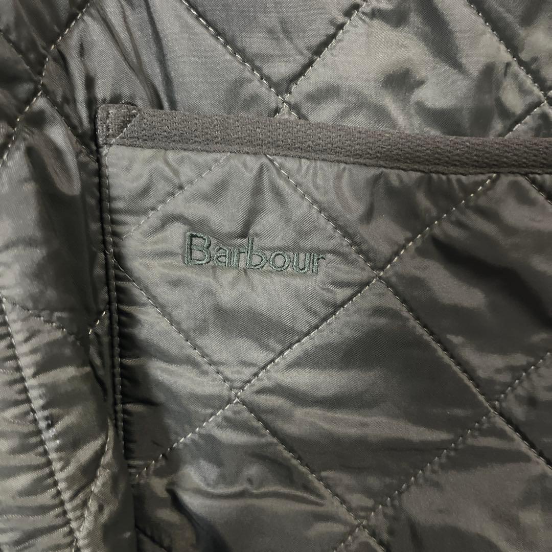 Barbour キルティングベスト オリーブ