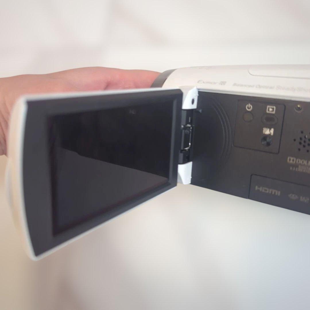 Sony HDR-CX680 ホワイト ビデオカメラ本体