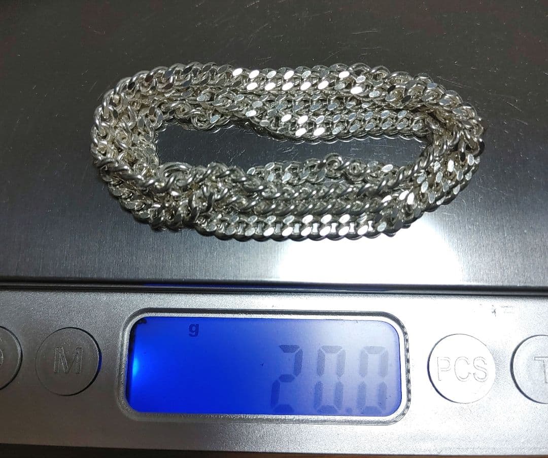 50cm 幅3.8mm　キヘイチェーン　silver925 新品