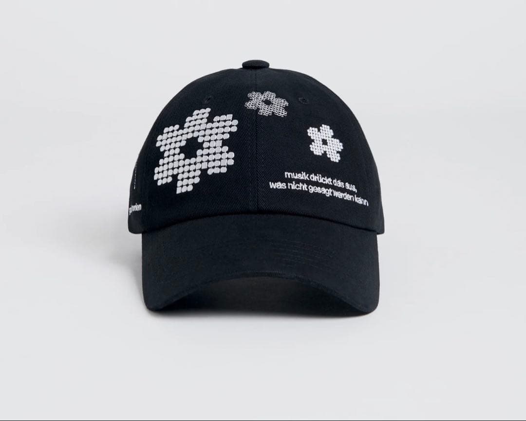 gadid anoniem キャップ PIXEL / BLACK