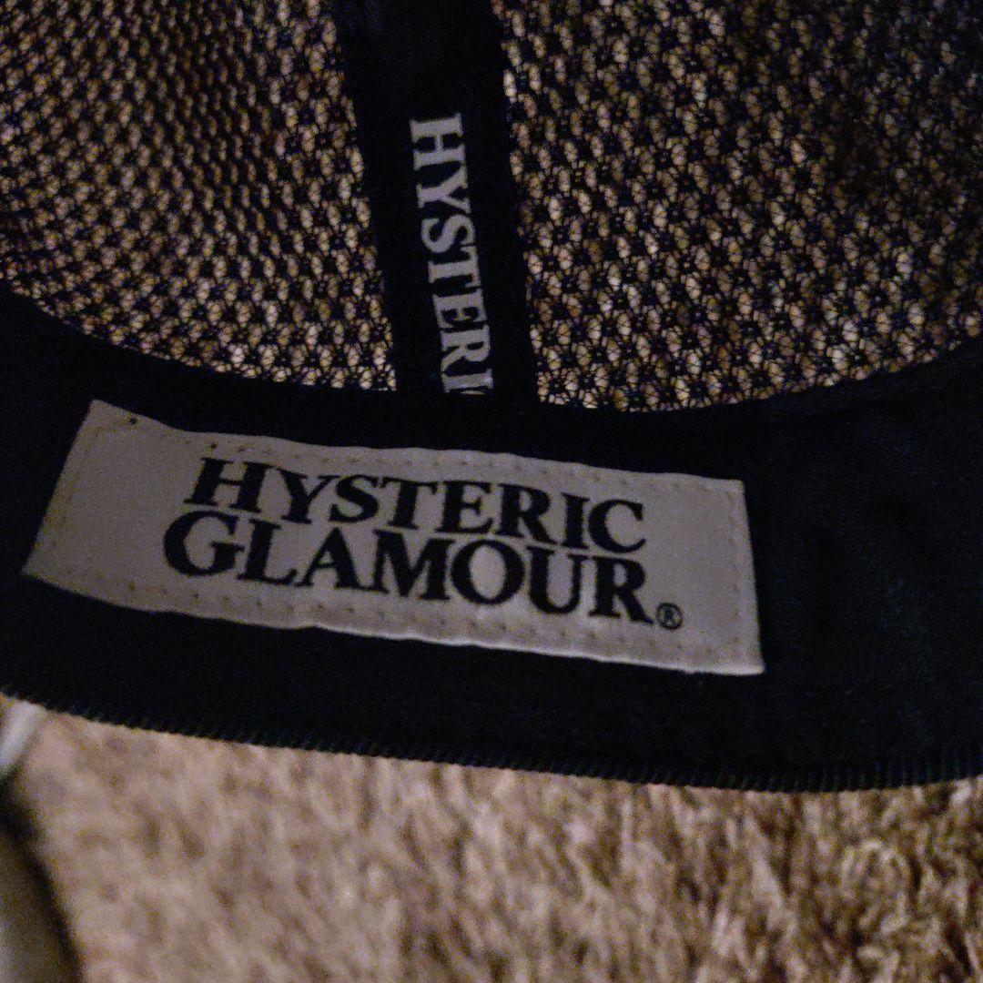 HYSTERIC GLAMOUR 黒 メッシュキャップヒステリックグラマー