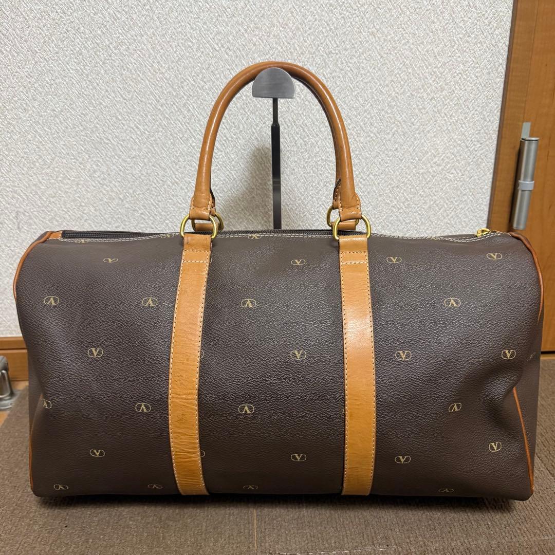 美品✨️ Valentino Garavani ブラウン ボストンバッグ レザー