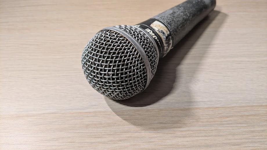 【音出し確認済】 SHURE SM58 ボーカル用 ダイナミックマイク