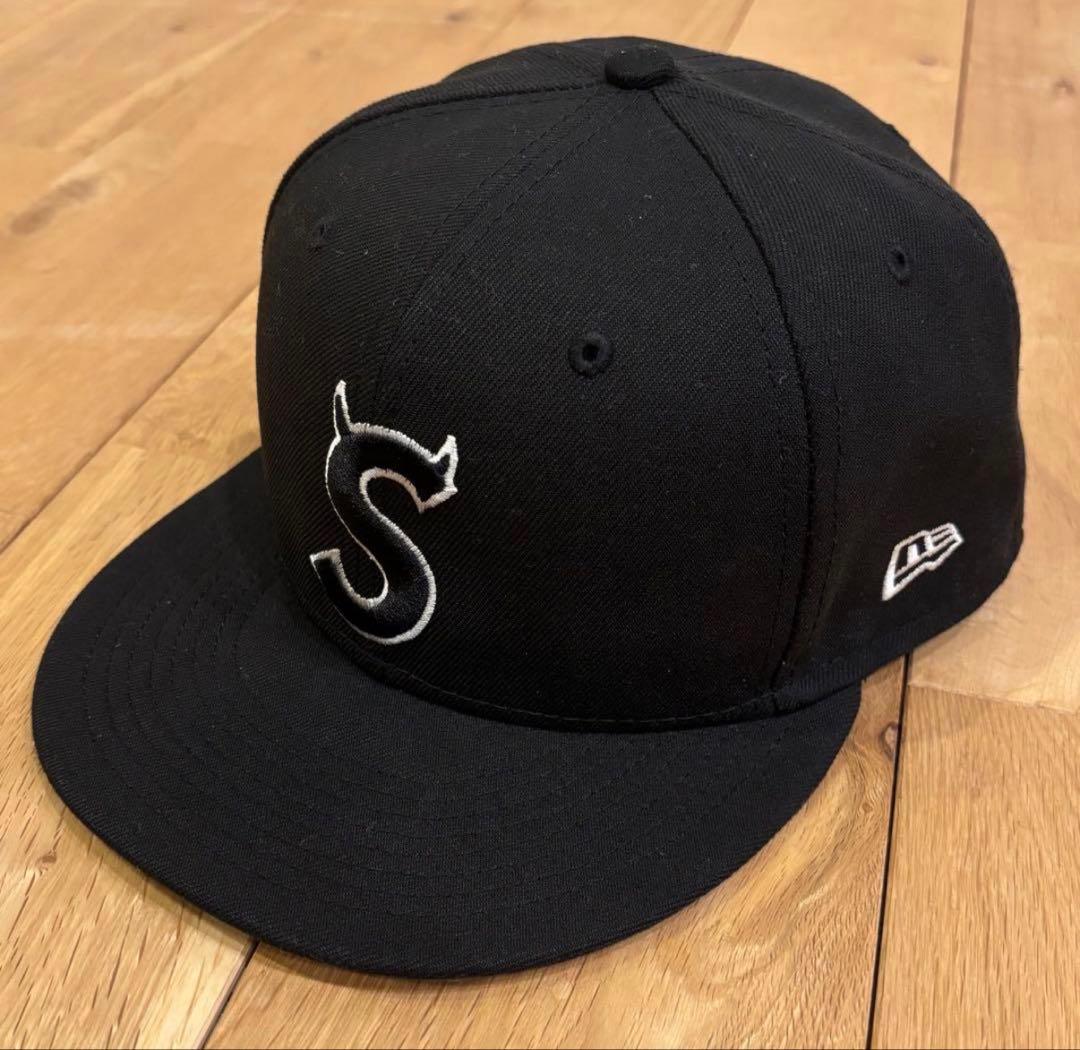 Supreme S Logo New Era Black ツノ デビル 22FW