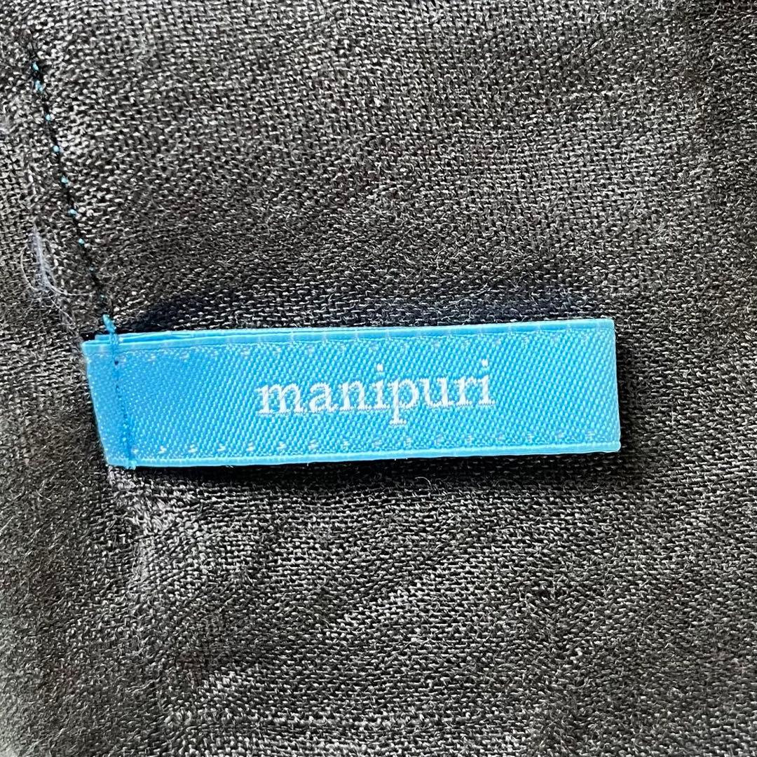 N*N様 マニプリ manipuri 大判 ストール シルク＆ウール チェーン＆
