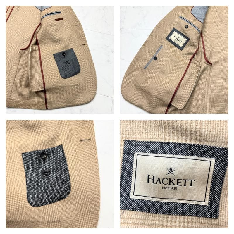 お値下げ中　極美品 キャメル100％【HACKETT LONDON 】極上 52