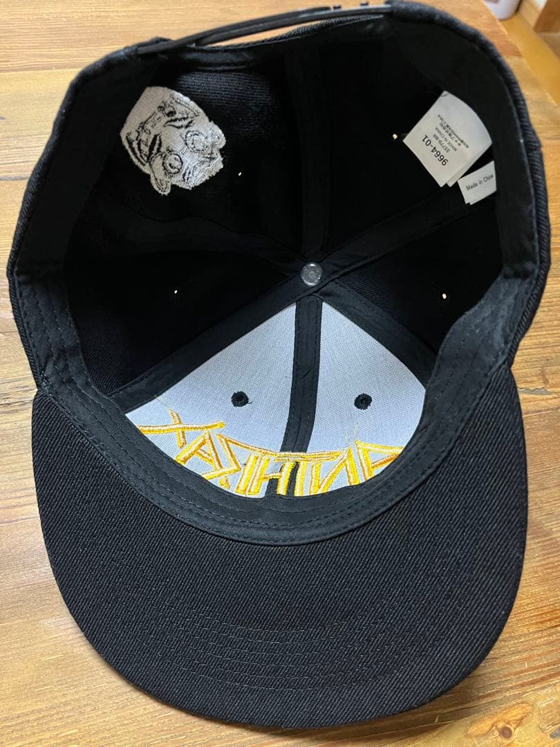 ANTHRAX 刺繍キャップ 黒 アンスラックス