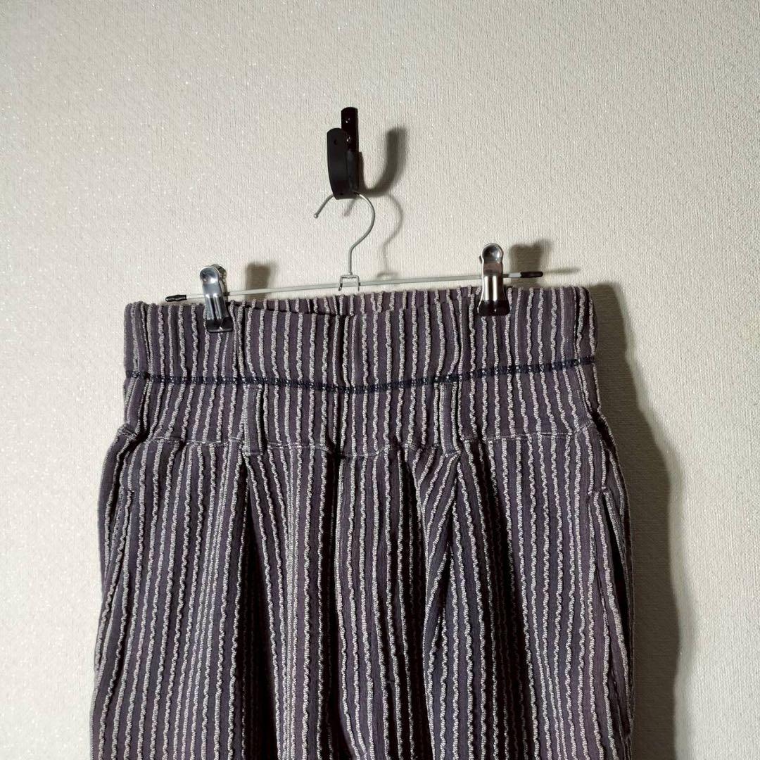 80's 筆タグ イッセイミヤケメン ハイウエストパンツ スウェット生地 総柄