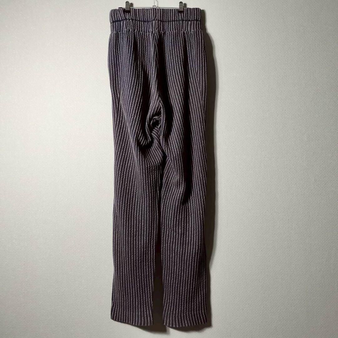 80's 筆タグ イッセイミヤケメン ハイウエストパンツ スウェット生地 総柄