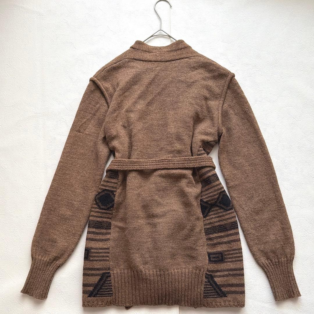 MaxMara WEEKEND LINE アルパカ ベルトニットカーディガン 茶