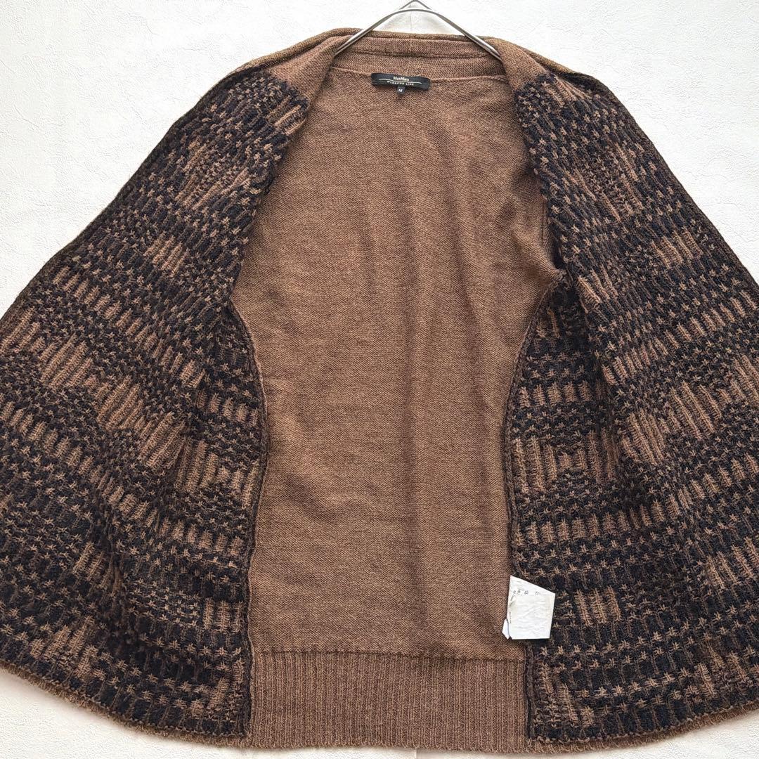 MaxMara WEEKEND LINE アルパカ ベルトニットカーディガン 茶
