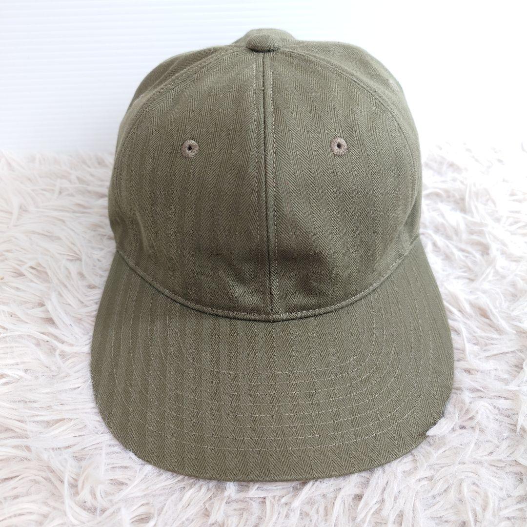 BONCOURA ボンクラ 日本製 キャップ 帽子 カーキグリーン L メンズ