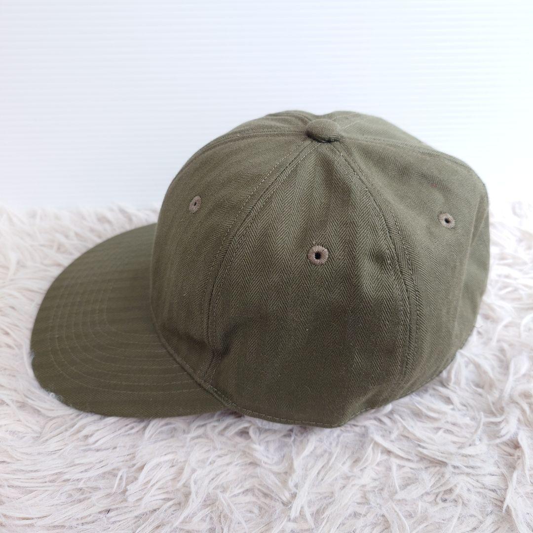 BONCOURA ボンクラ 日本製 キャップ 帽子 カーキグリーン L メンズ