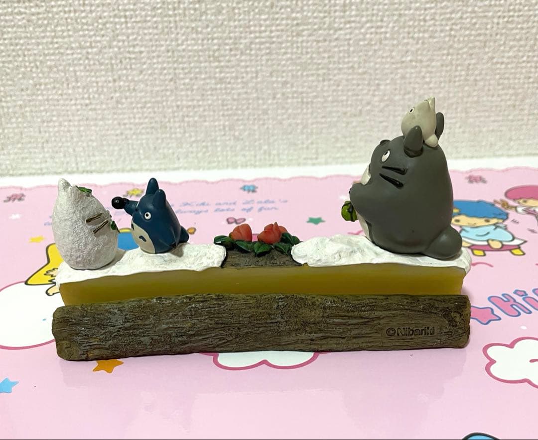 希少レア ジブリ となりのトトロ 四季フォトスタンド 冬 おくりもの