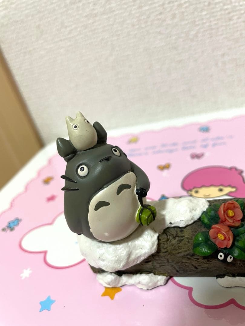 希少レア ジブリ となりのトトロ 四季フォトスタンド 冬 おくりもの