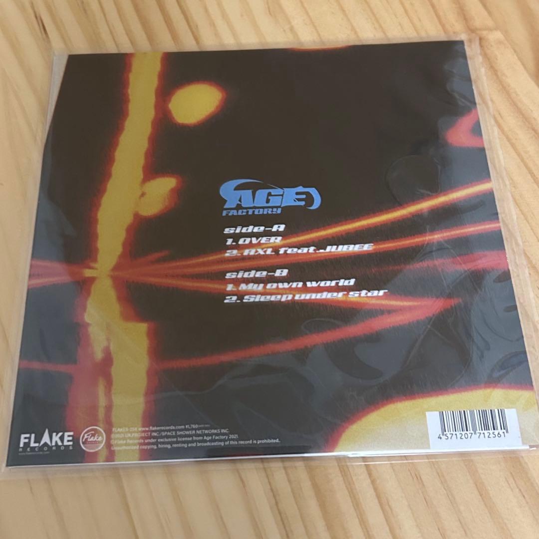 Age factory『Pure Blue EP』 アナログ盤 レコード 新品