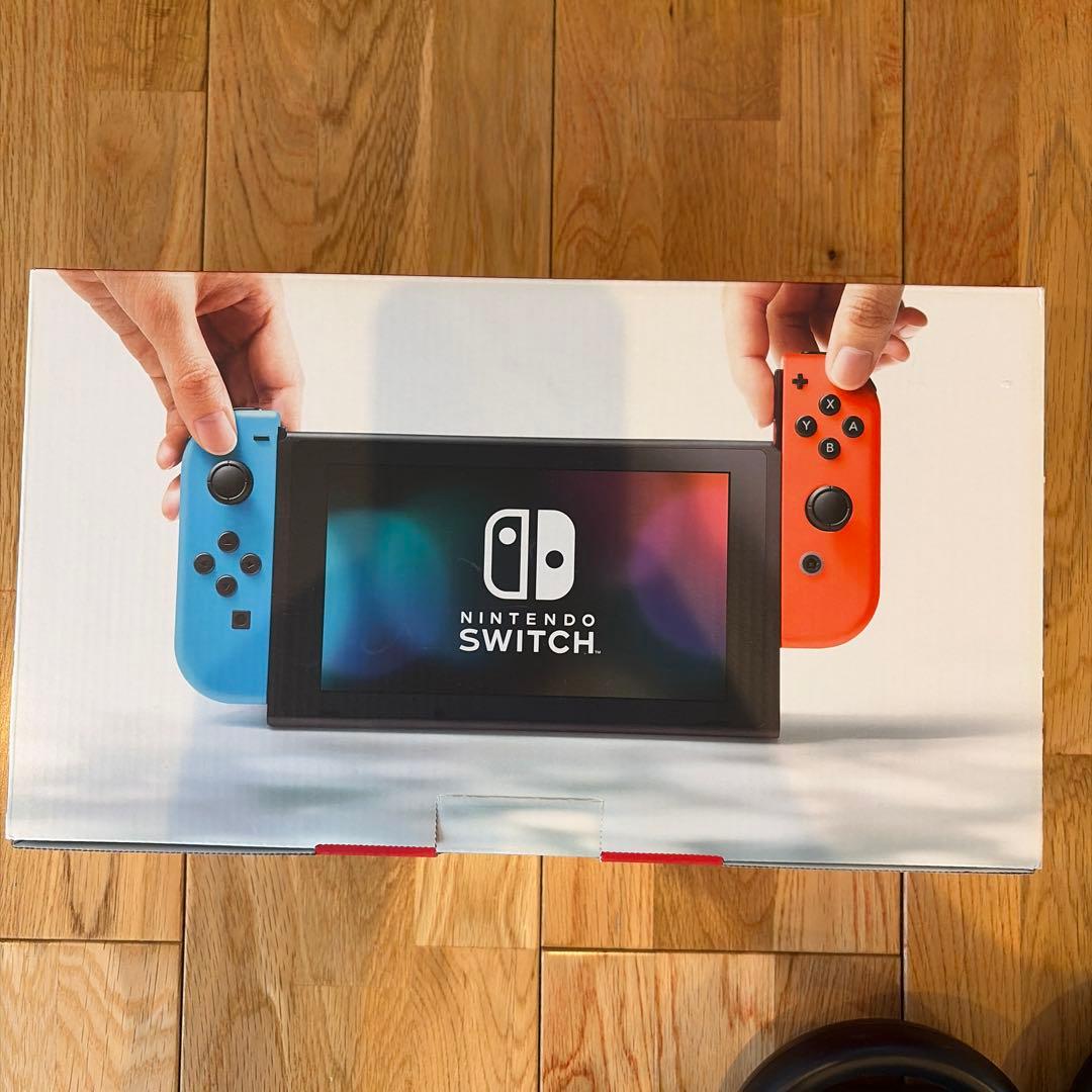 Nintendo Switch本体 マリオカートソフト　ハンドル付