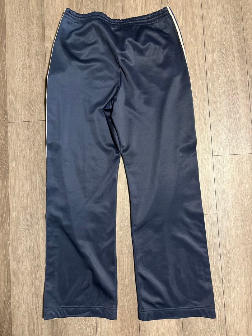 70s adidas usa製 atp トラックパンツ　青×白3本線