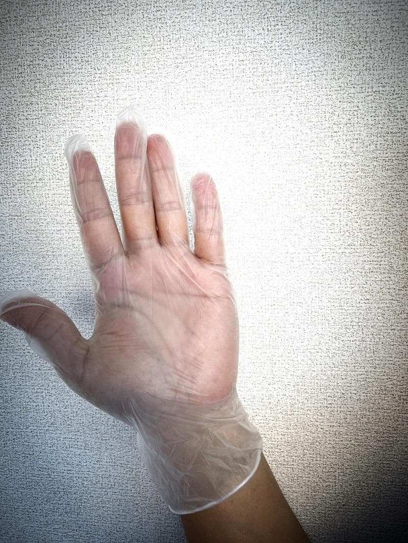 PVCグローブ　Lサイズ　40箱　PVC パウダーフリー　4000枚