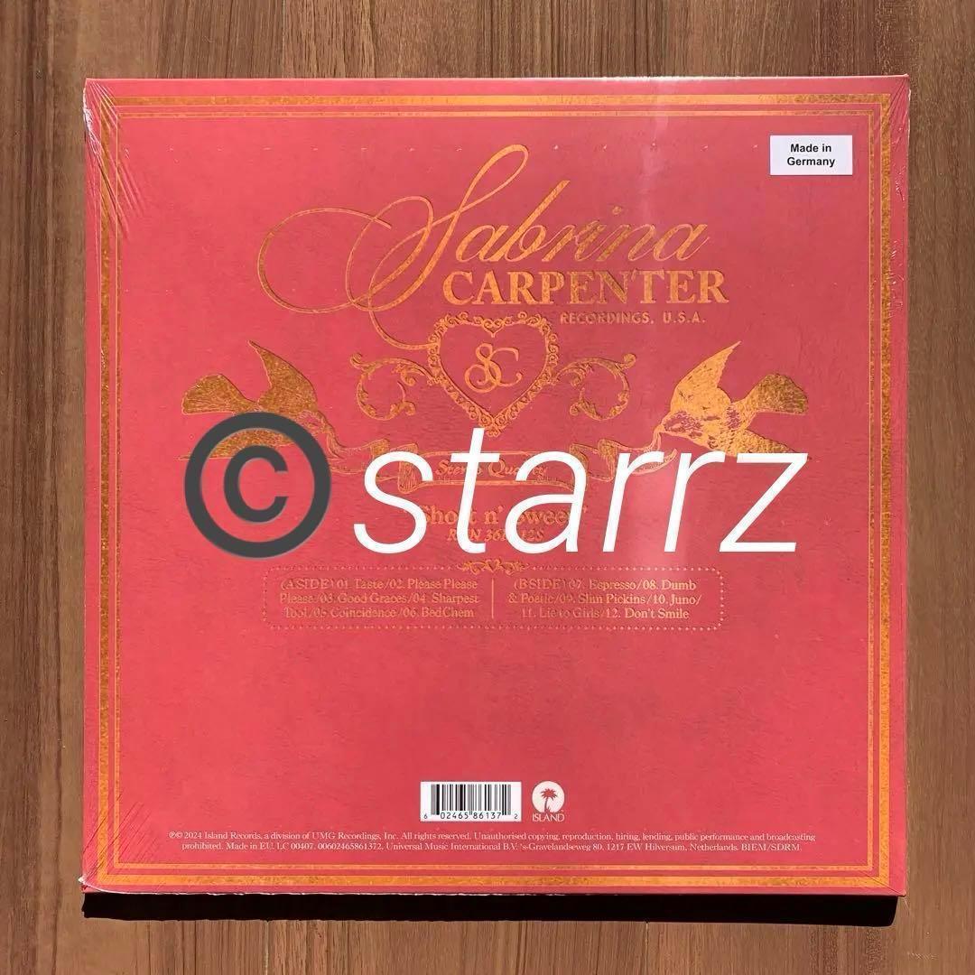 Sabrina Carpenter Short n' Sweet 限定レコード2