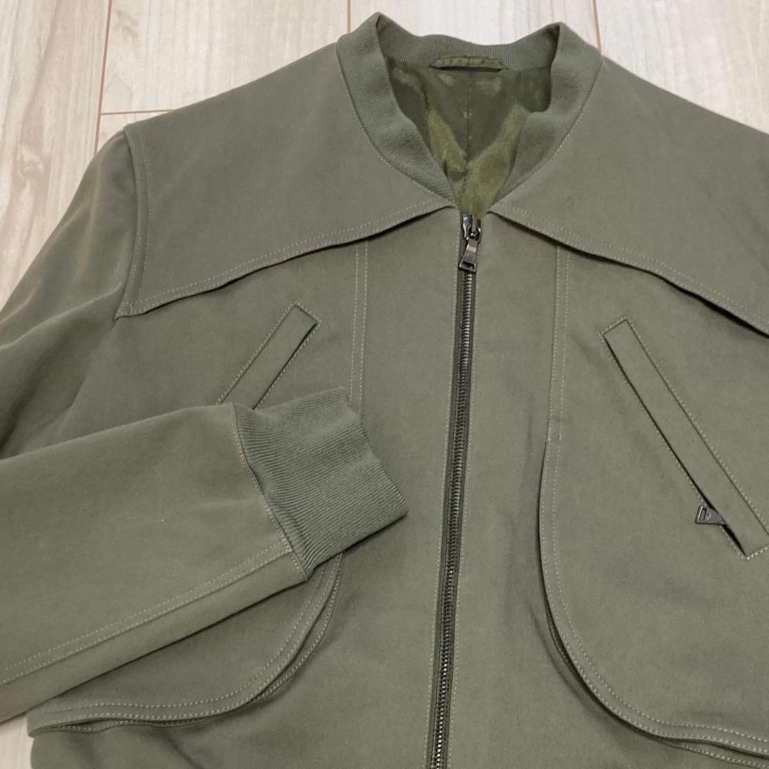 美品　NEIL BARRETT MA-1 ジャケット　ブルゾン　カーキ　S